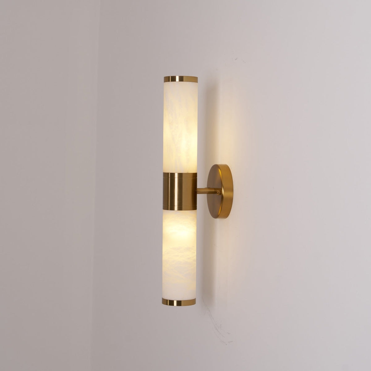 Tira aplique de pared minimalista alabastro
