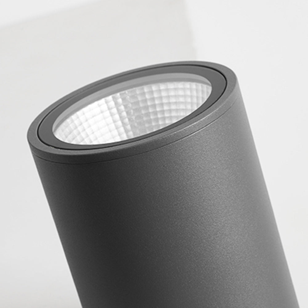Ray Moderna Cilíndrica LED Metal Lámpara De Techo Exterior