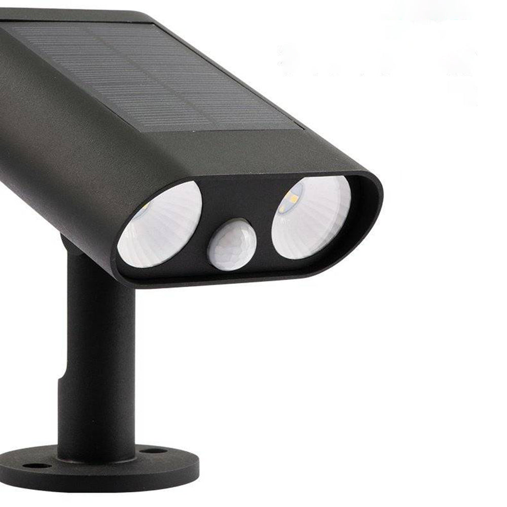 Ray Moderna Giratoria Acrílica Foco Aplique Exterior Noche Jardín