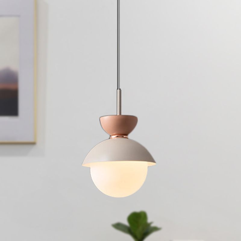 Valentina Lámpara Colgante Nordic Minimalist Globe Rosa/Gris/Azul Claro/Azul Marino