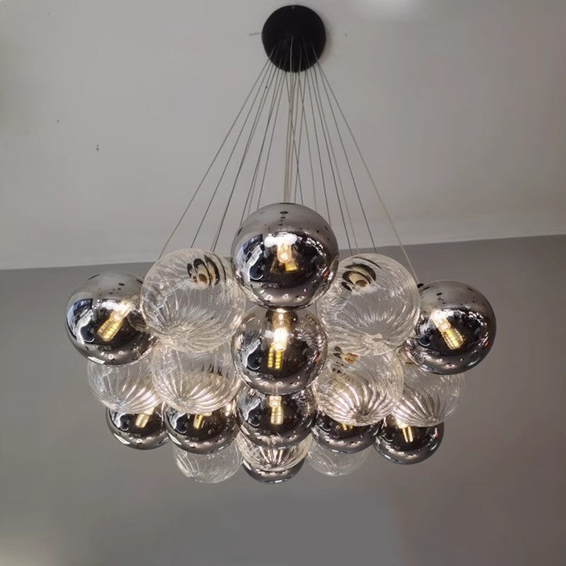 Valentina Moderna Lámpara Colgante Metal/Vidrio Salón/ Comedor