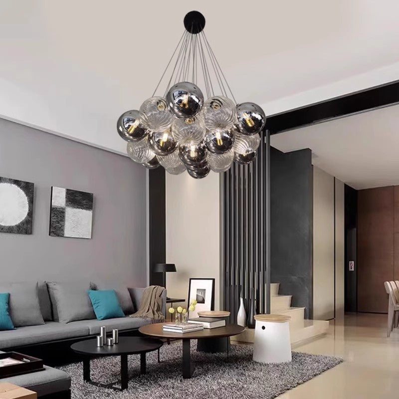 Valentina Moderna Lámpara Colgante Metal/Vidrio Salón/ Comedor