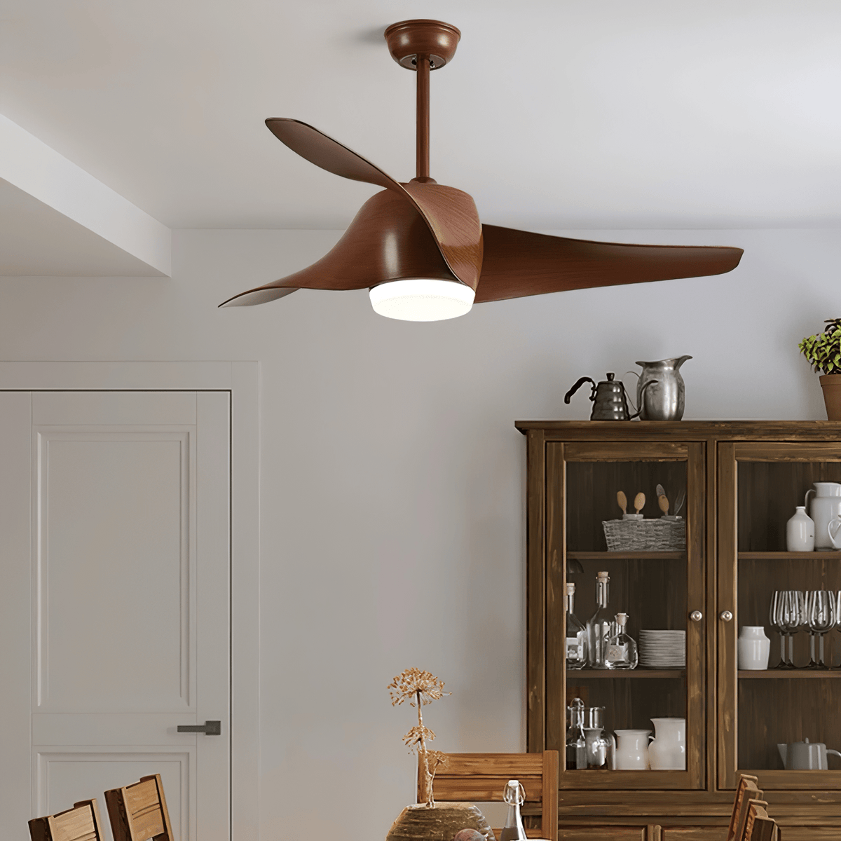 Umber ventilador de techo con luz