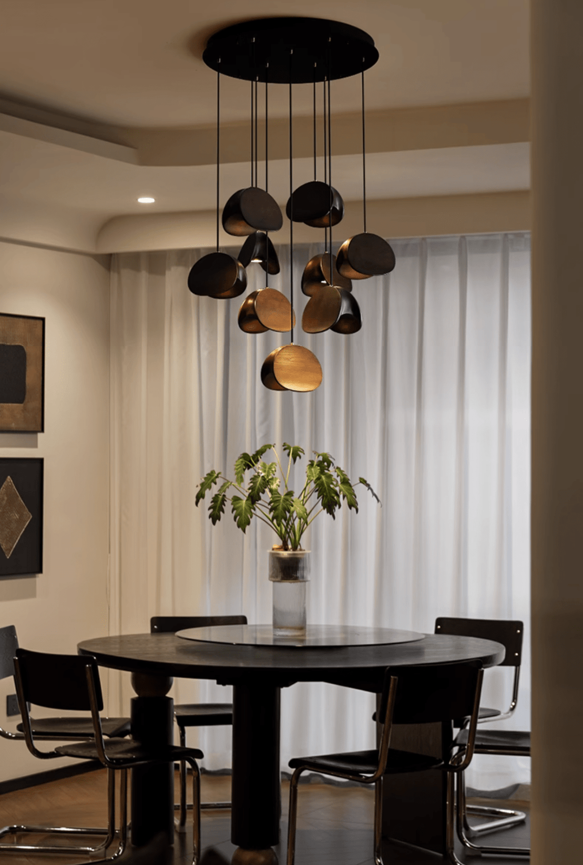 Tavro lámpara colgante minimalista de madera
