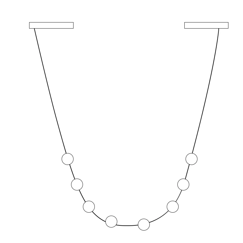 Flexura lámpara colgante modular con carril ajustable