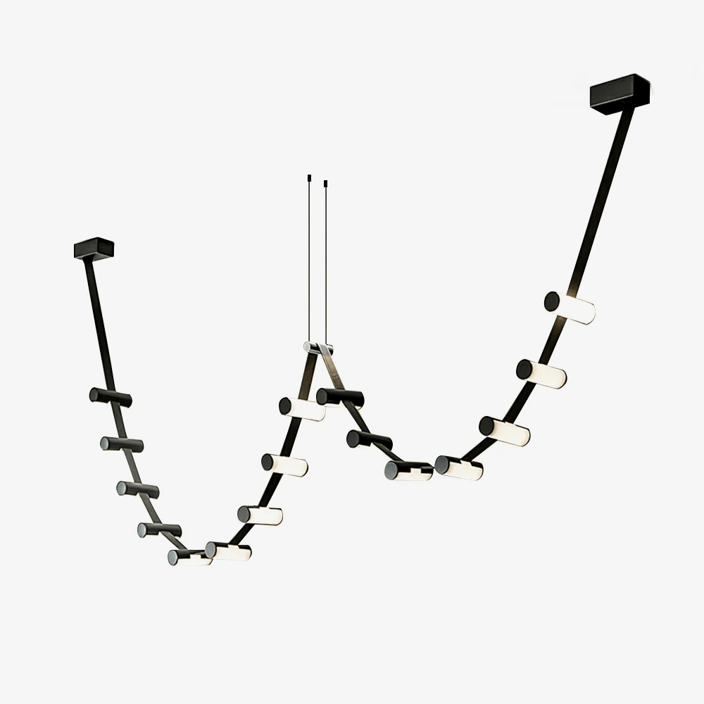 Flexura lámpara colgante modular con carril ajustable