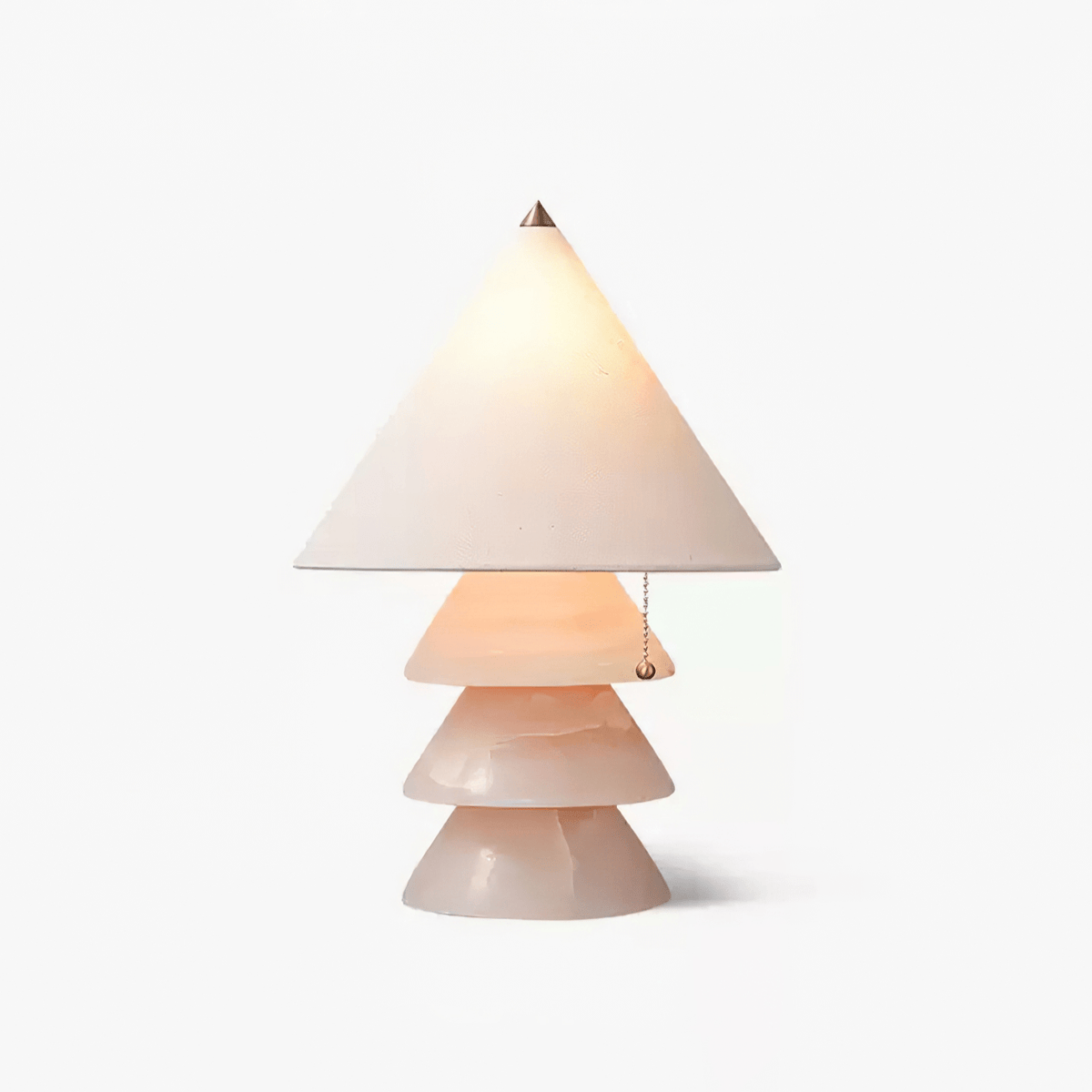 Pyramid lámpara de mesa de mármol