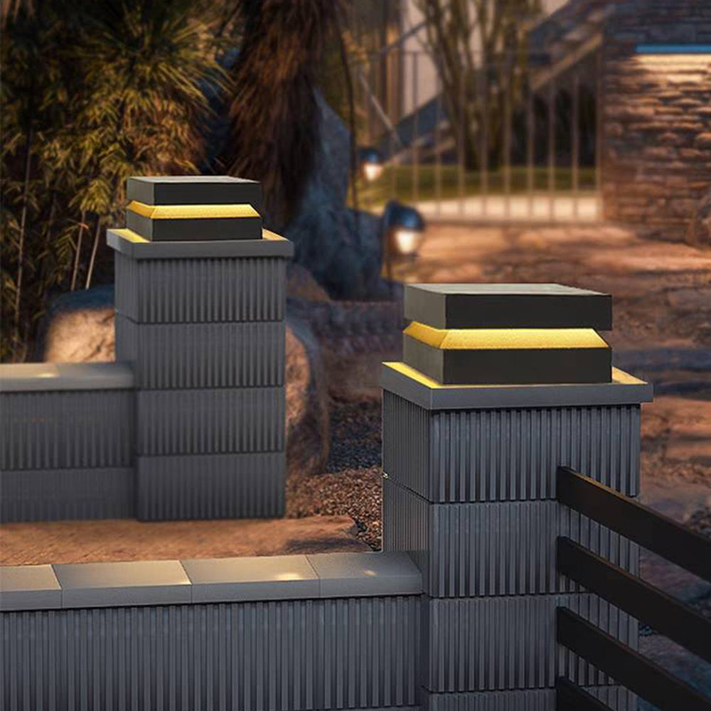 Ray Lámparas Solares de Exterior Metálicas Cóncavas