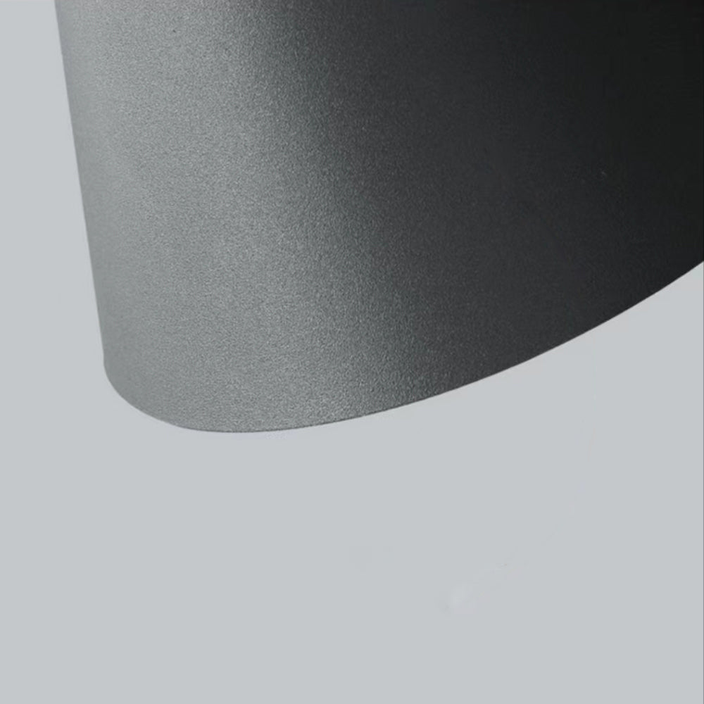 Ray Lámpara De Pie Exterior Moderna Cilíndrica Metal Patio