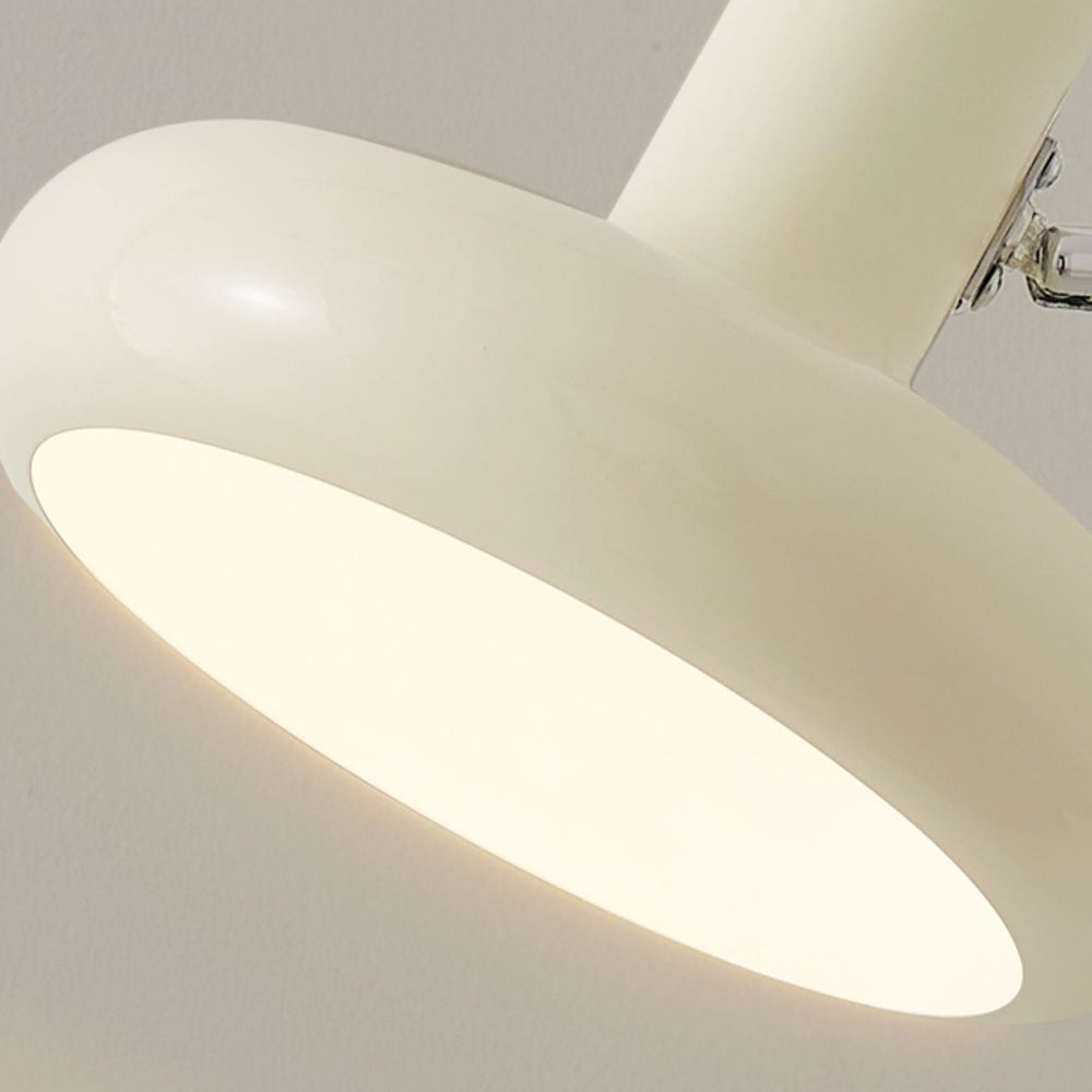 Arisha Nórdico Bauhaus Plegable Metal LED Aplique de Pared Blanco