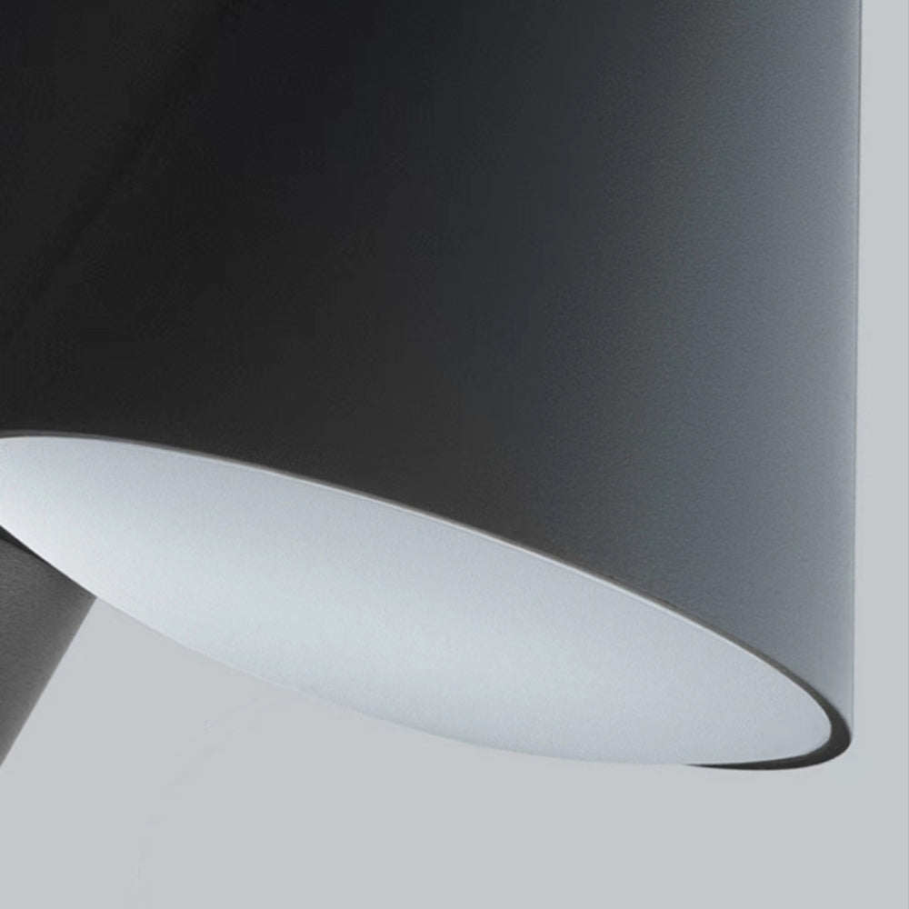 Ray Lámpara De Pie Exterior Moderna Cilíndrica Metal Patio