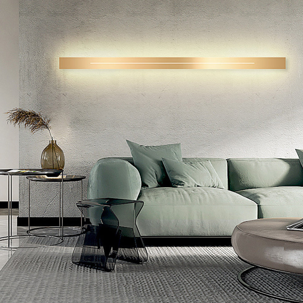 Arisha Moderno Sencillo Aplique LED Interior Metal Oro Negro Dormitorio