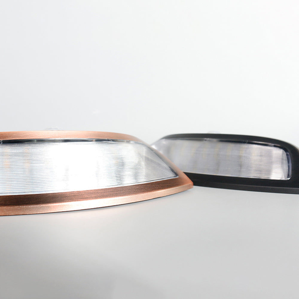 Ray Diseño Rectangular Metal Acrílico Aplique Exterior