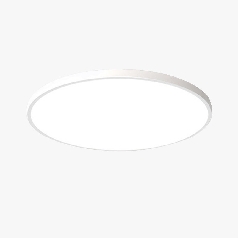 Arisha Minimalista Redonda Acrílico LED Lámpara de Techo Blanca/Negra