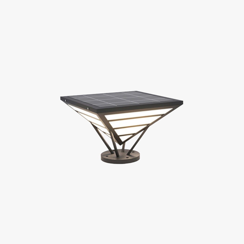 Ray Moderna Lámpara Exterior Cónico Metal Patio Jardín