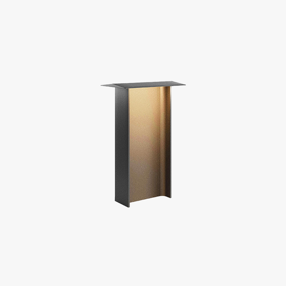 Ray Moderno Rectangular Metal Acrílico Solar Lámpara Exterior