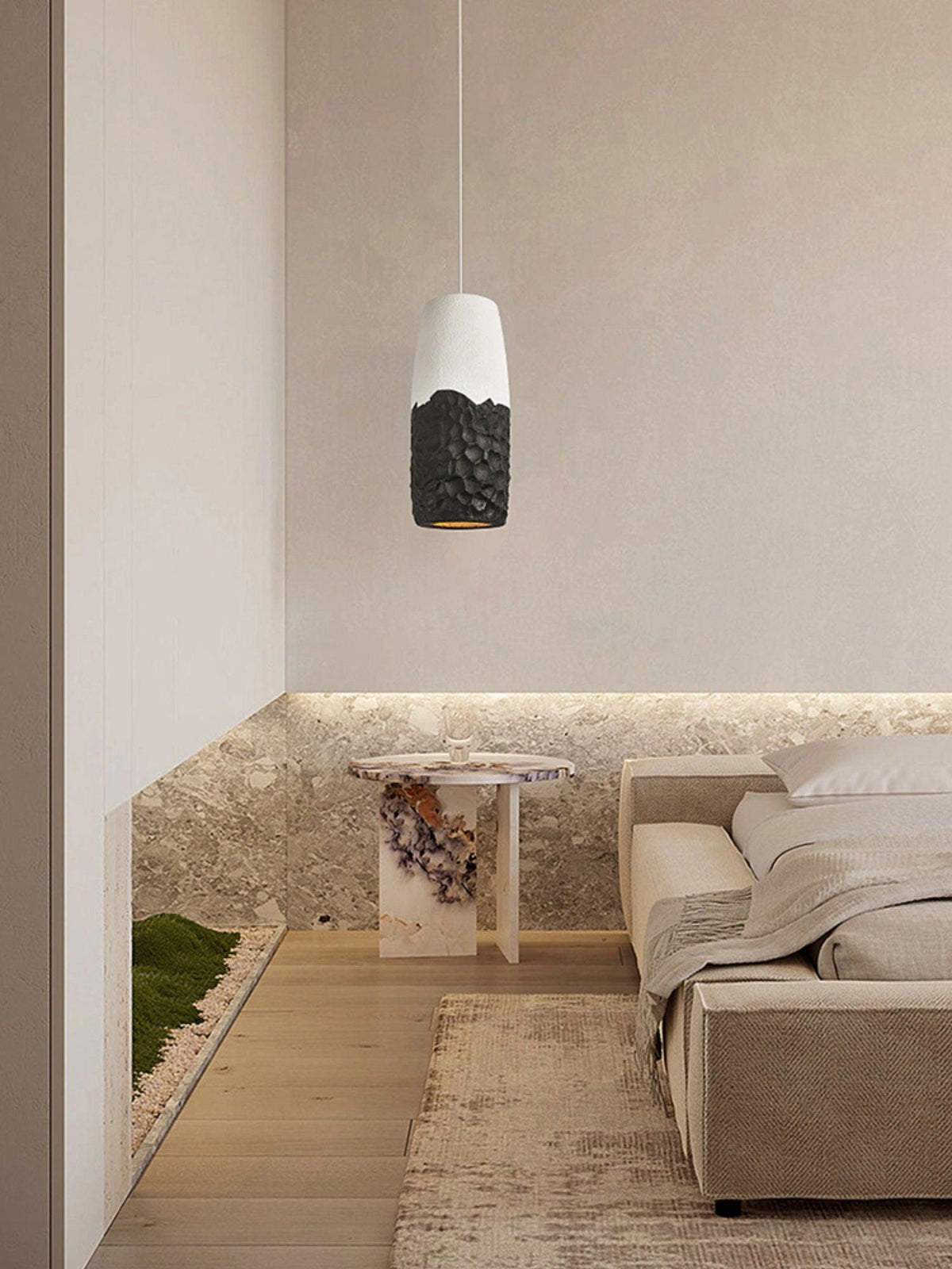 Orphaarae lámpara colgante moderna minimalista de plástico