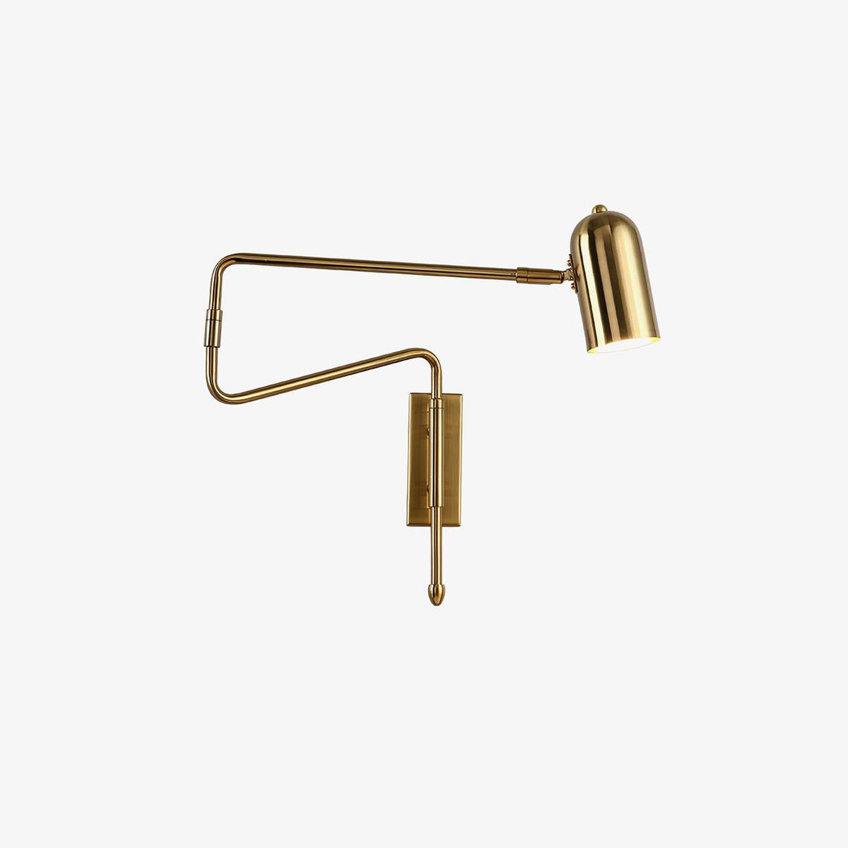 Nox aplique de pared regulable con brazo enchufe enchufable