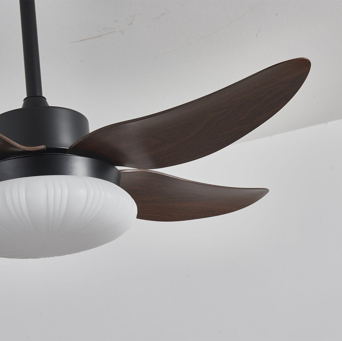 Zerith ventilador de techo con luz moderno de madera