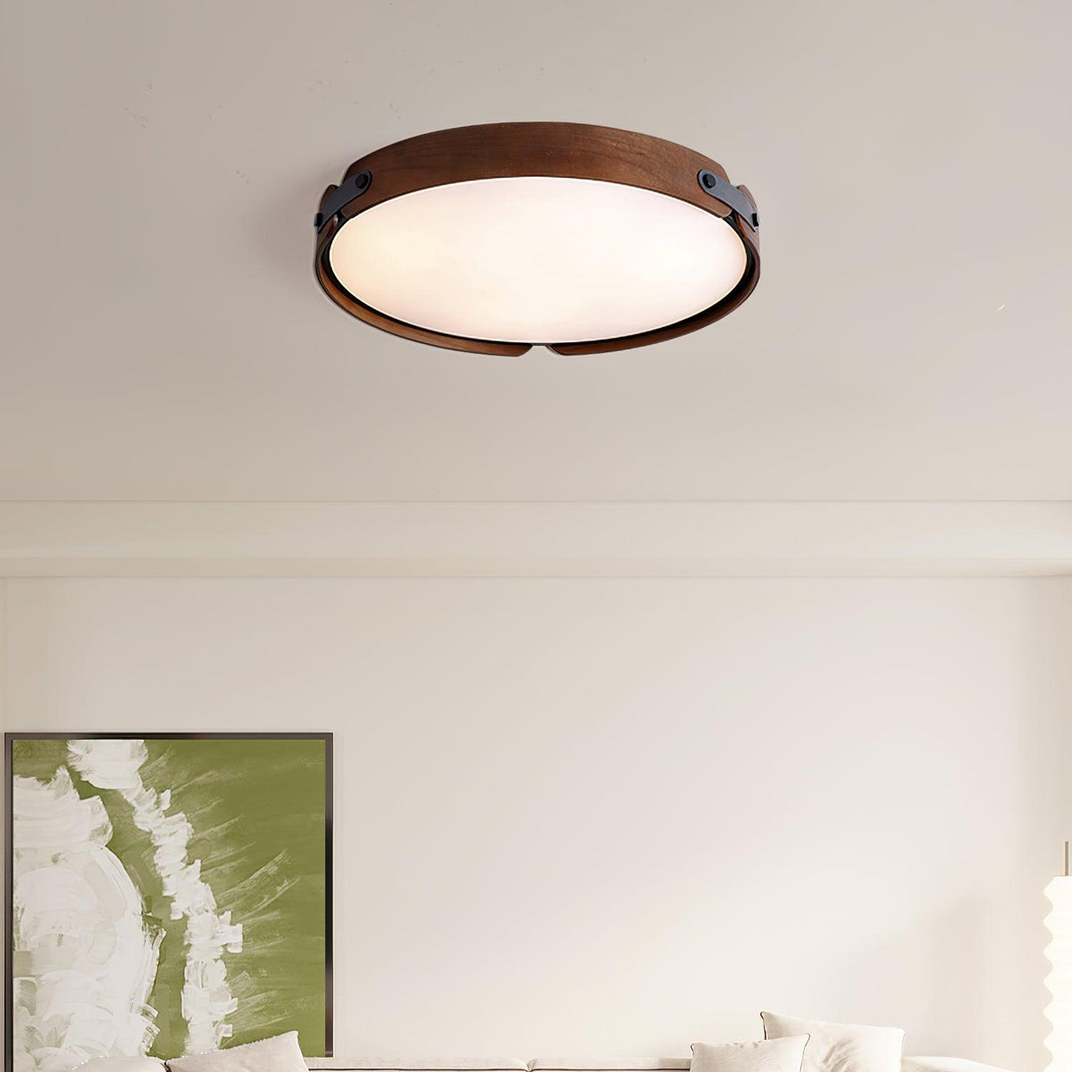 Edan lámpara de techo moderna minimalista de madera