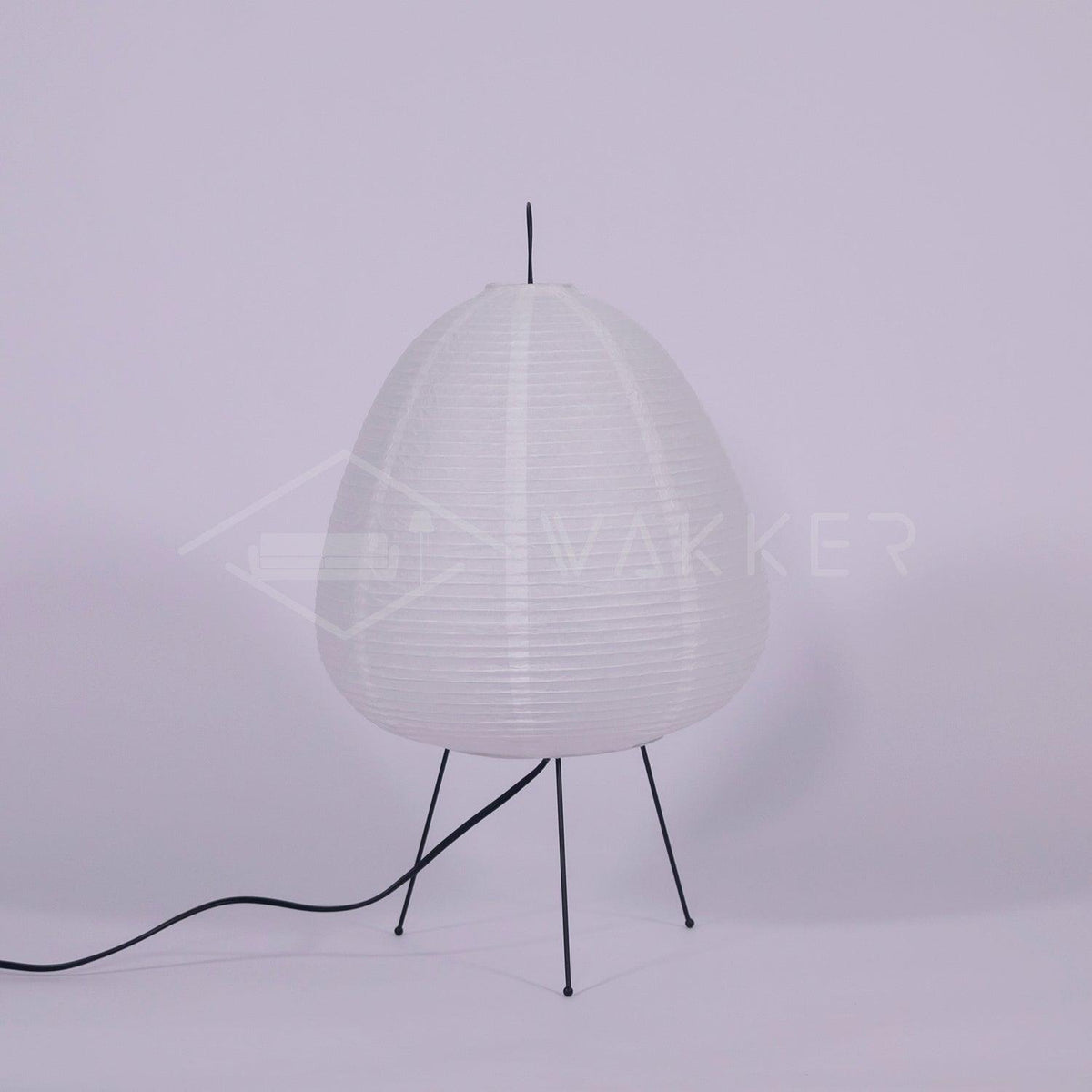 Tranquilux lámpara de mesa de papel inspirada en Japón