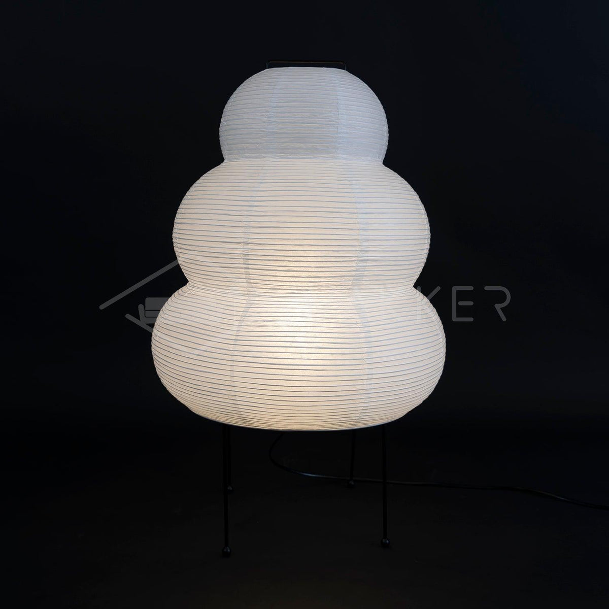 Tranquilux lámpara de mesa de papel inspirada en Japón