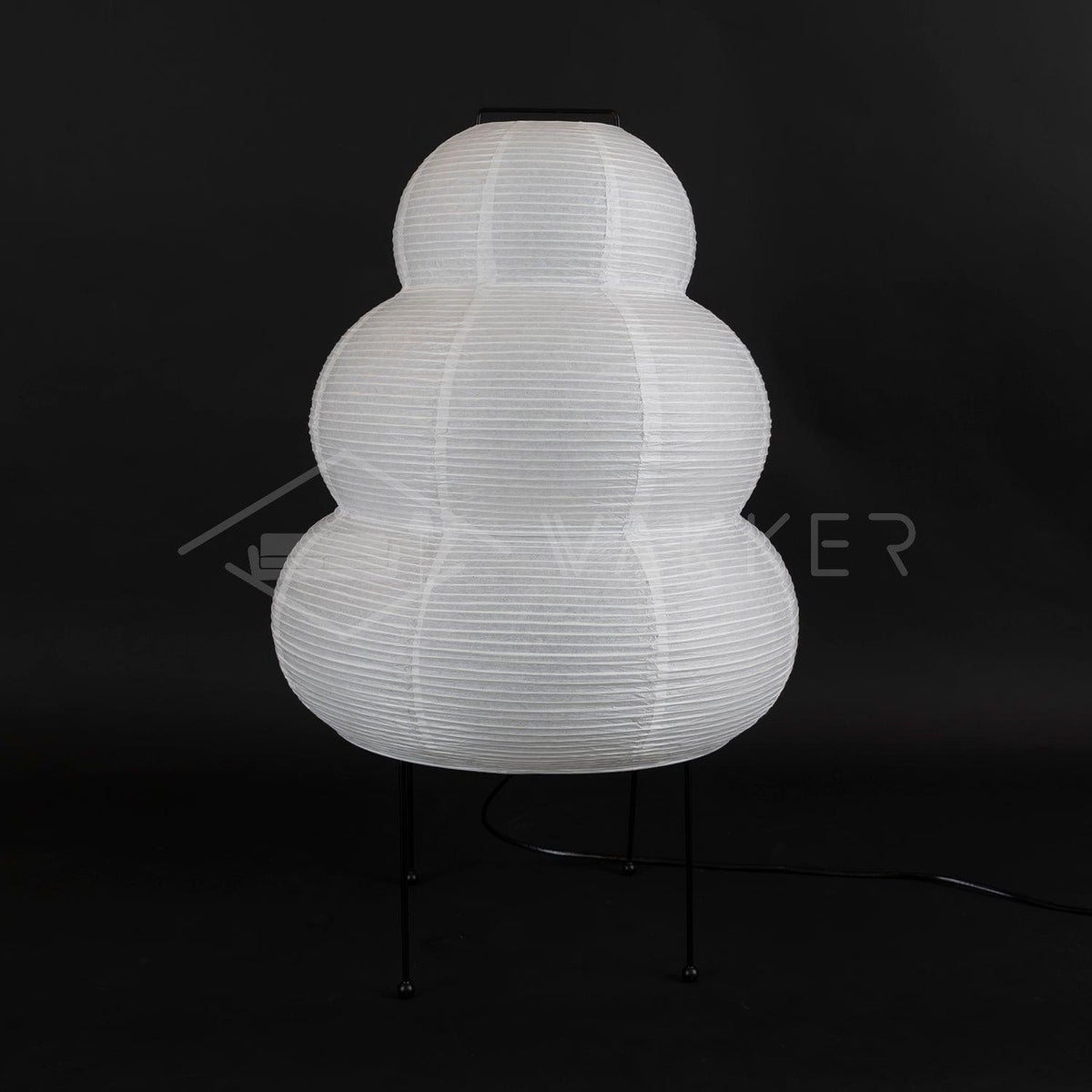 Tranquilux lámpara de mesa de papel inspirada en Japón