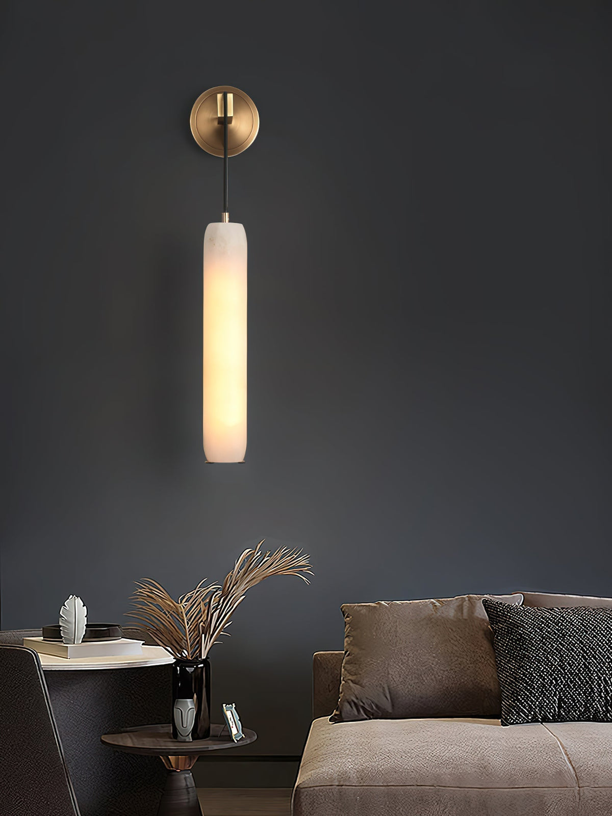 Aplique de pared Individual Creatividad Flute alabastro
