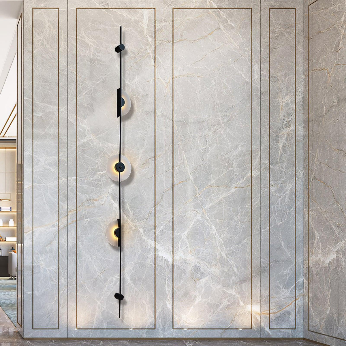 Albiora aplique de pared alabastro