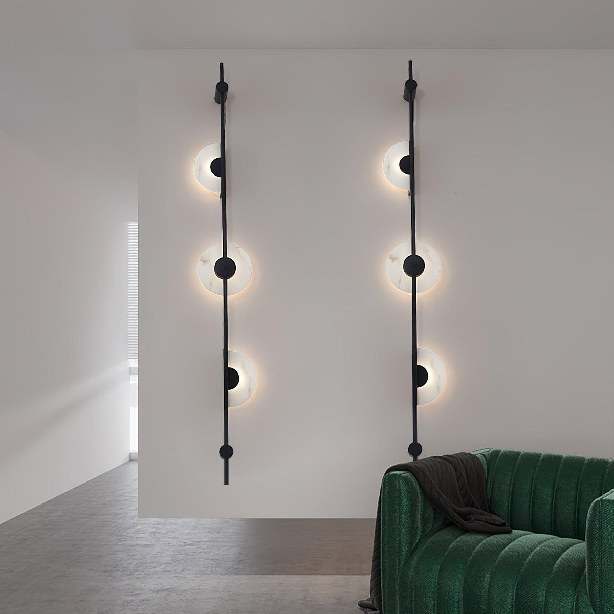 Neron aplique de pared vertical alabastro