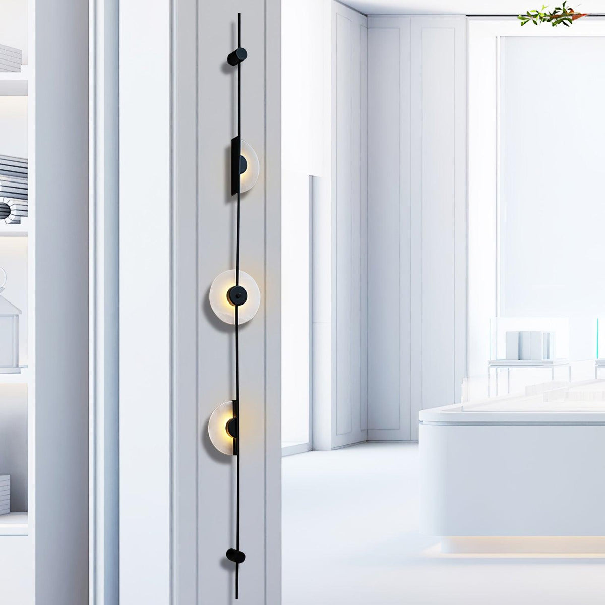 Neron aplique de pared vertical alabastro