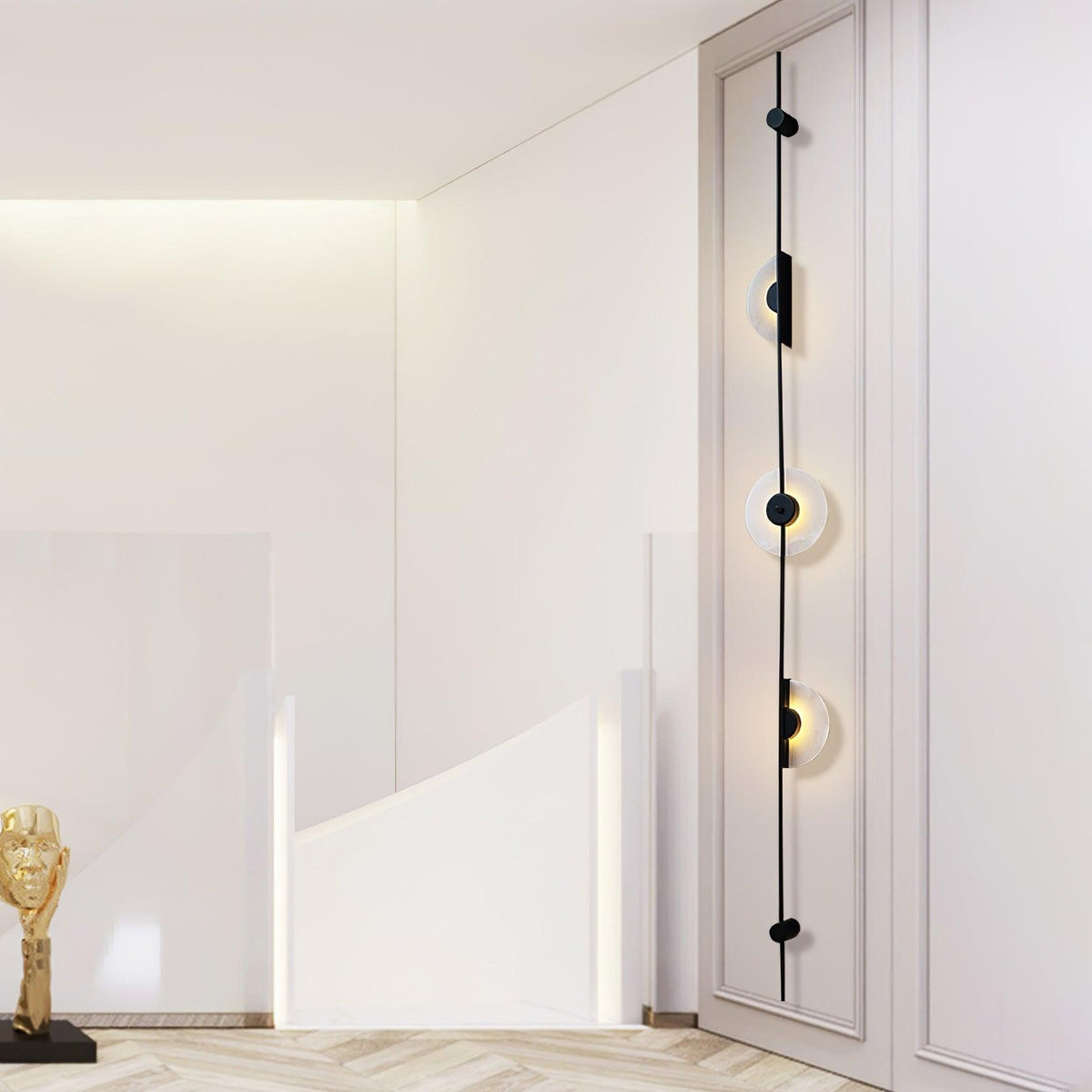 Neron aplique de pared vertical alabastro