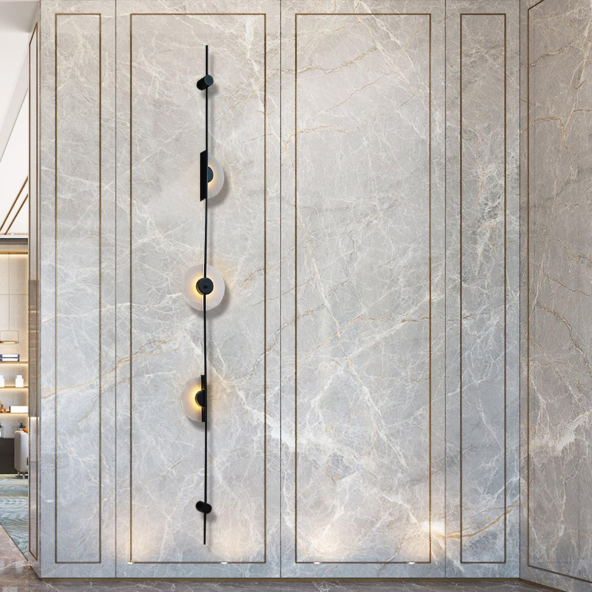 Albiora aplique de pared alabastro