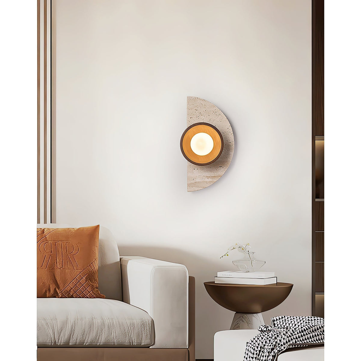 Dvaluvyi aplique de pared Individual Creativity travertino