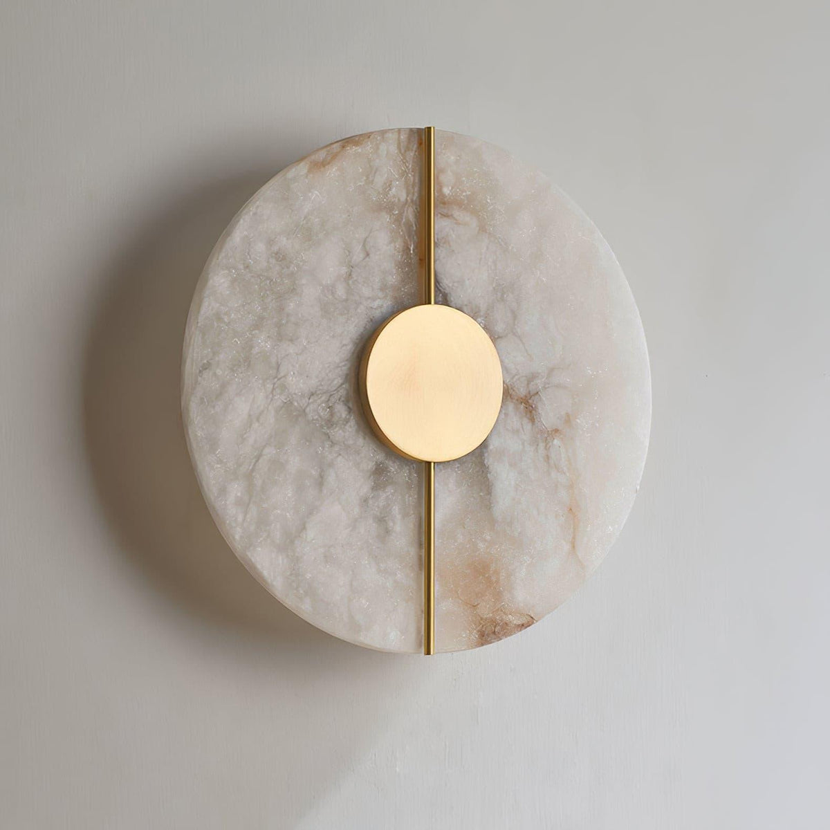 Citheira aplique de pared minimalista en alabastro