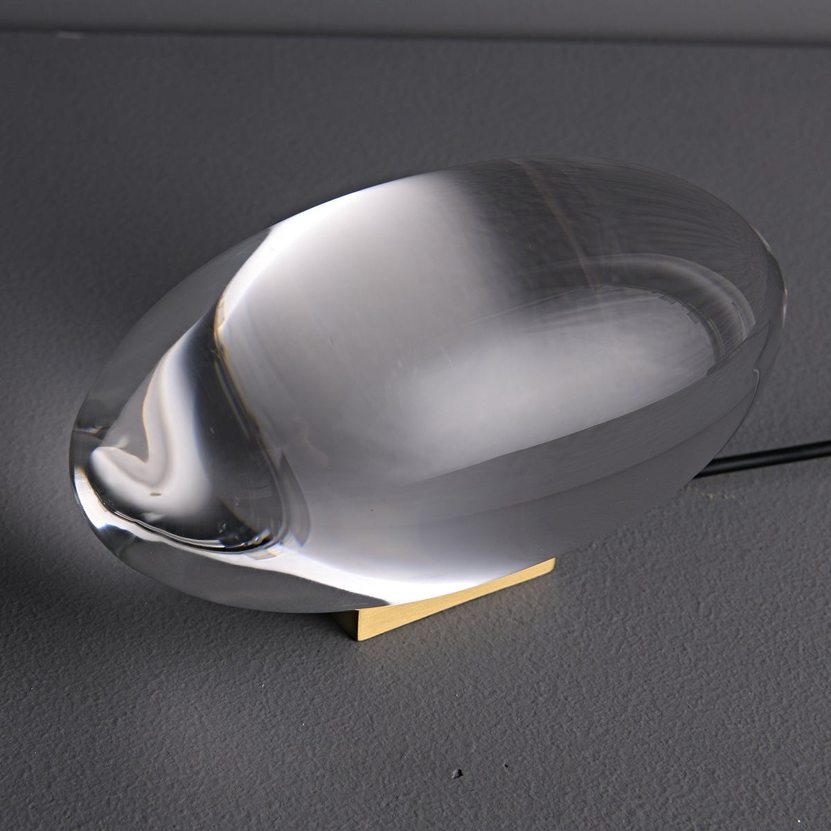 Solarece lámpara de mesa cristal minimalista