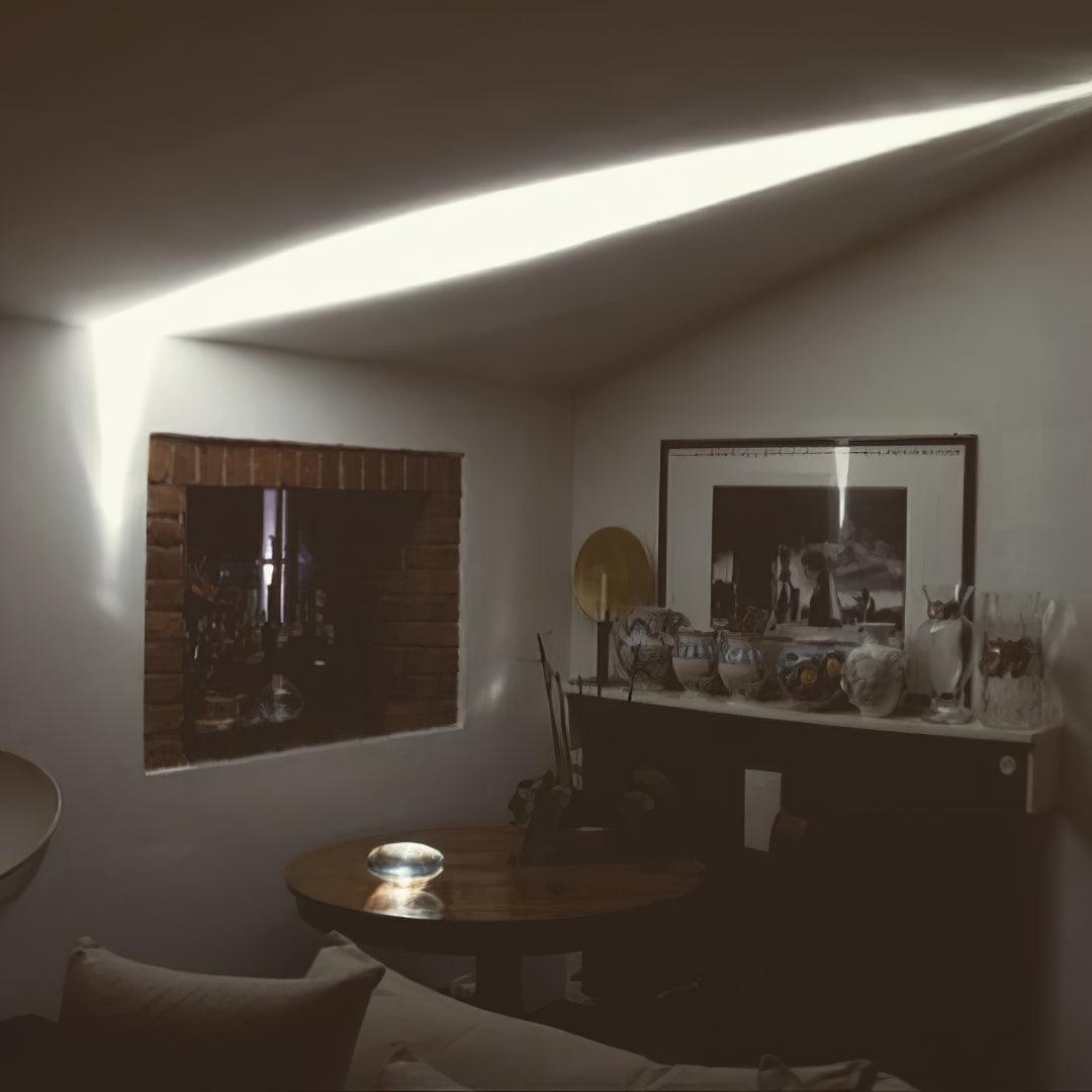 Solarece lámpara de mesa cristal minimalista