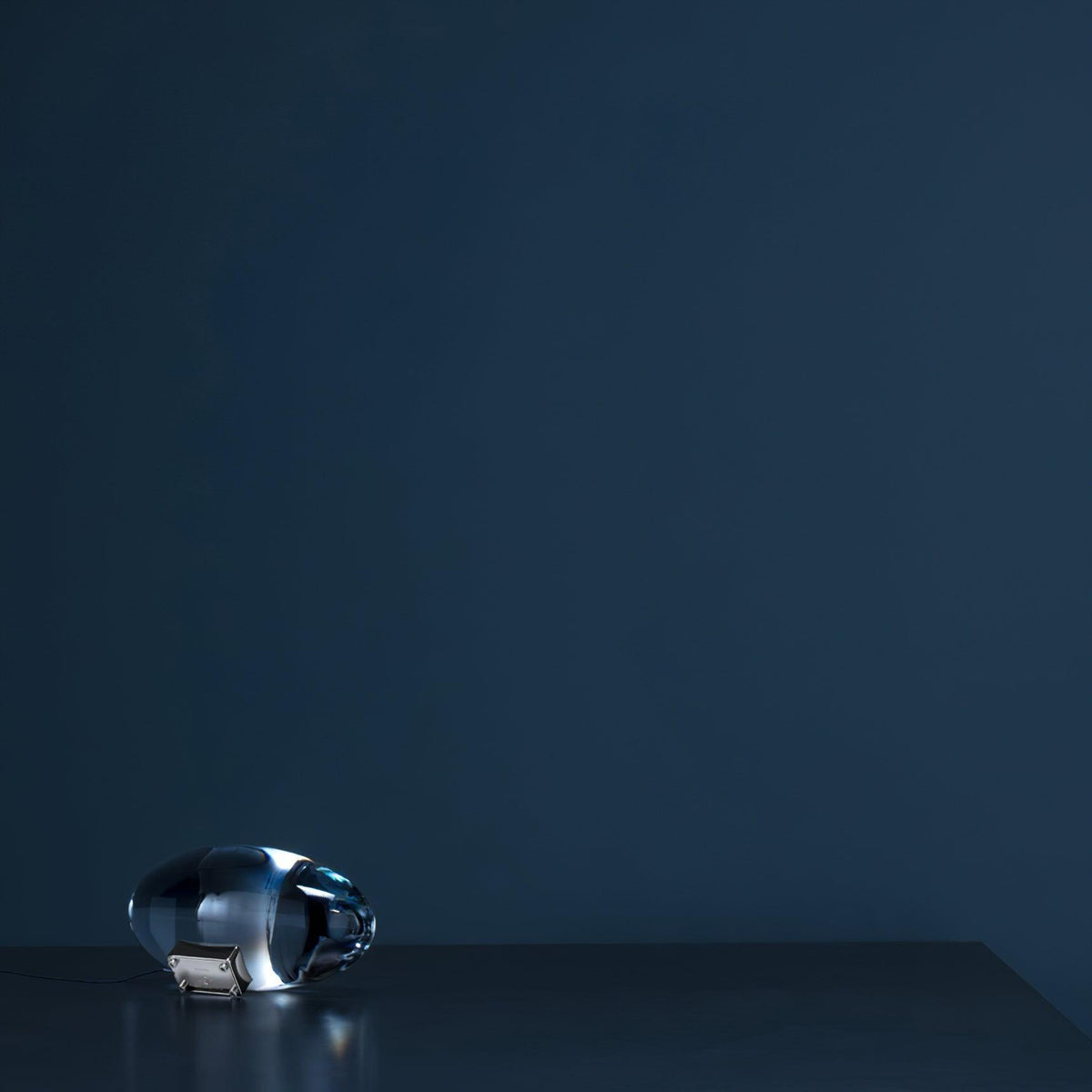 Solarece lámpara de mesa cristal minimalista