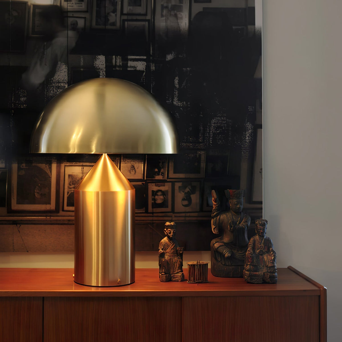Selisina lámpara de mesa industrial minimalista
