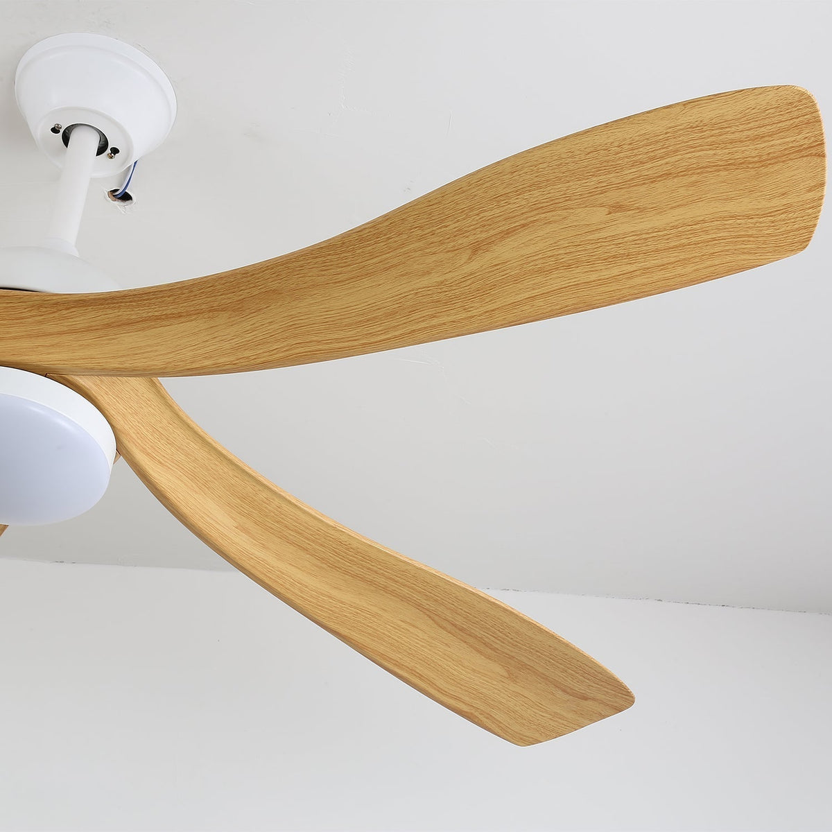 Sylven ventilador de techo con luz moderno de madera