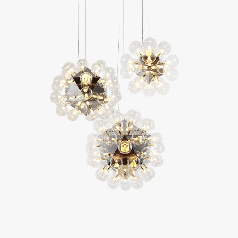 Silva Moderno LED Lámpara Colgante Metal/Vidrio Salón/Cocina