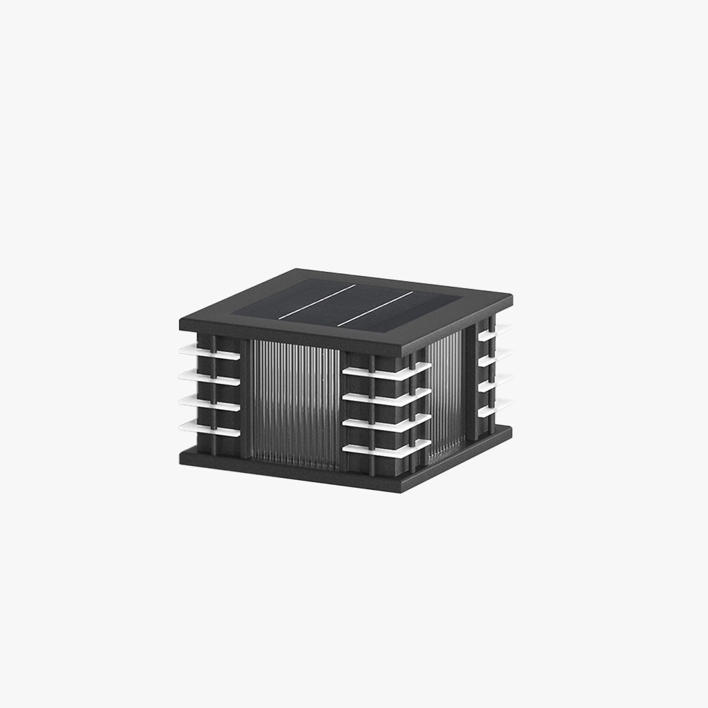 Ray Moderna Lámpara Exterior Cubo Metal Patio Jardín