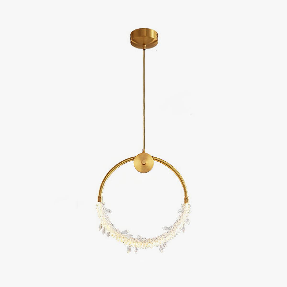 Lustre lámpara colgante elegante de cristal