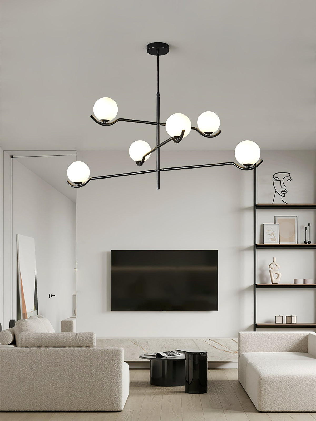 Bora lámpara colgante minimalista de vidrio