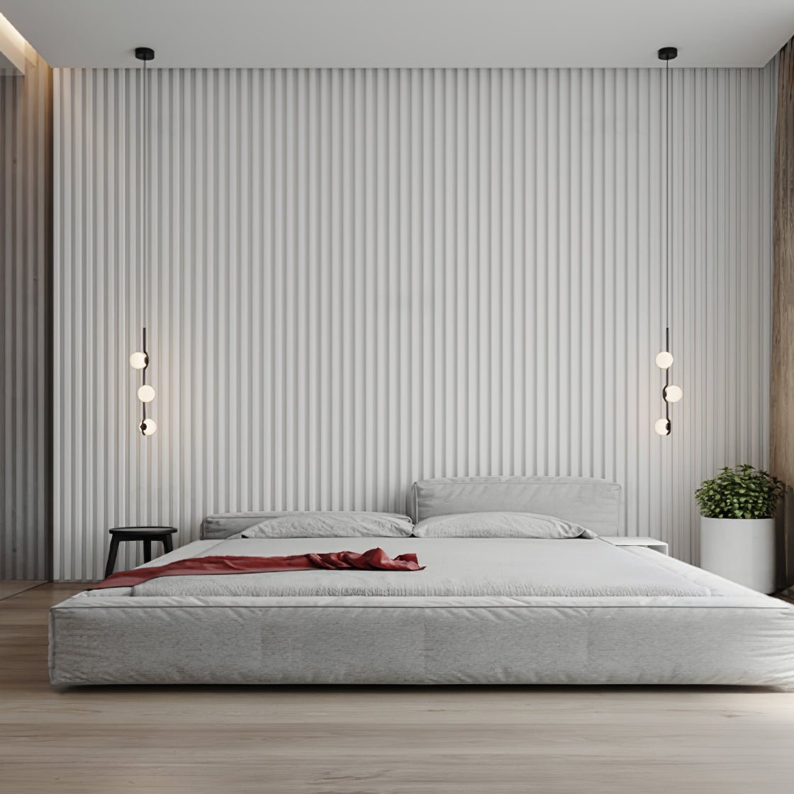 Bora lámpara colgante minimalista de vidrio