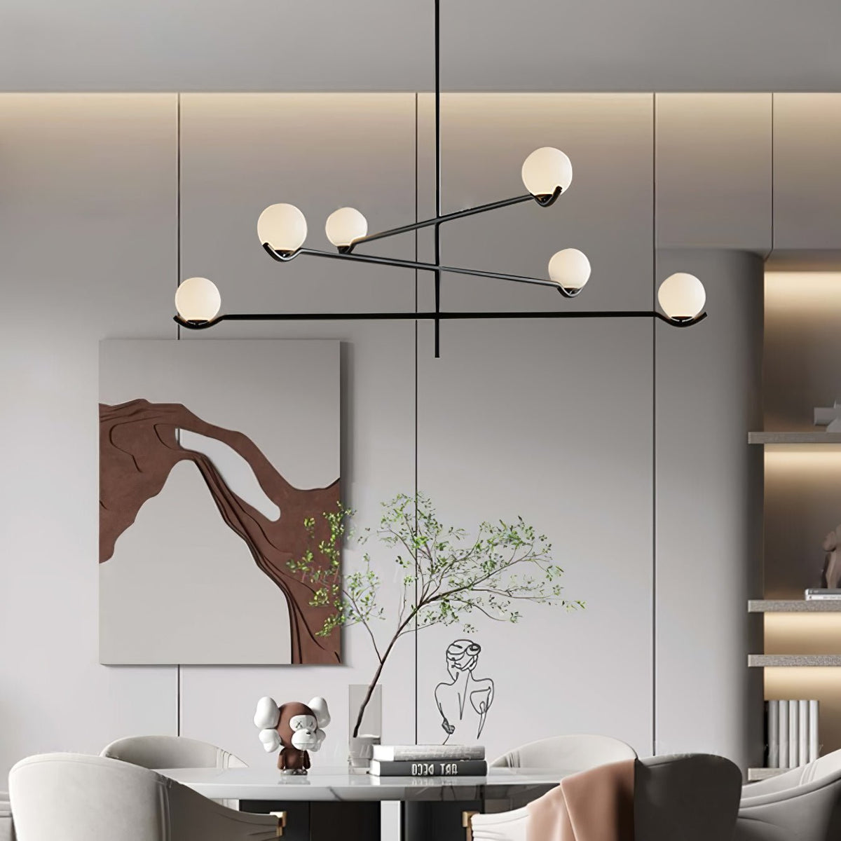 Bora lámpara colgante minimalista de vidrio