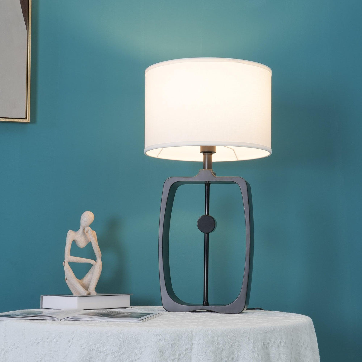 Frank lámpara de mesa contemporánea