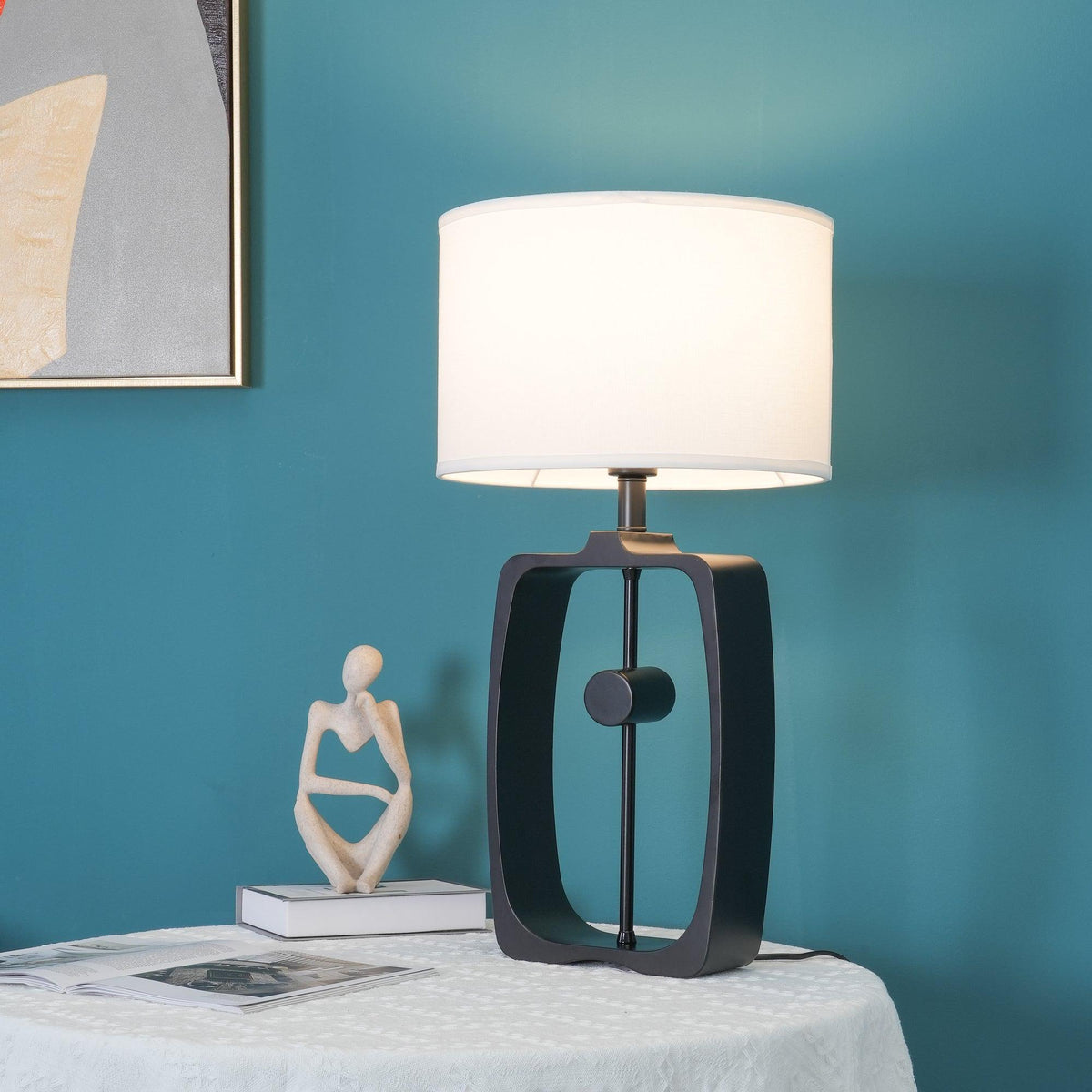 Frank lámpara de mesa contemporánea