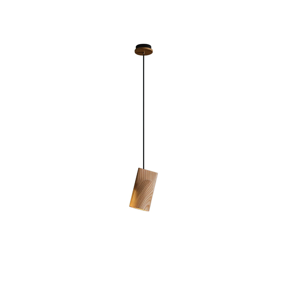 Ivarara lámpara colgante asimétrica de madera