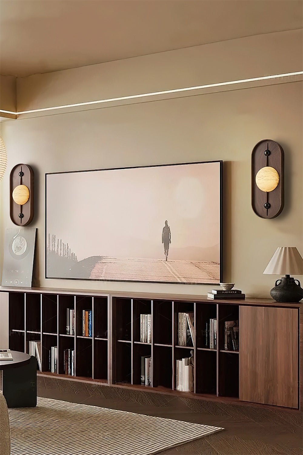 Bodhi aplique de pared en alabastro